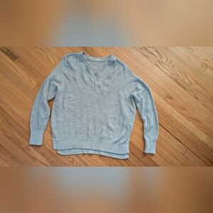 Garage Women's Soft Blue Crew Neck Sweater